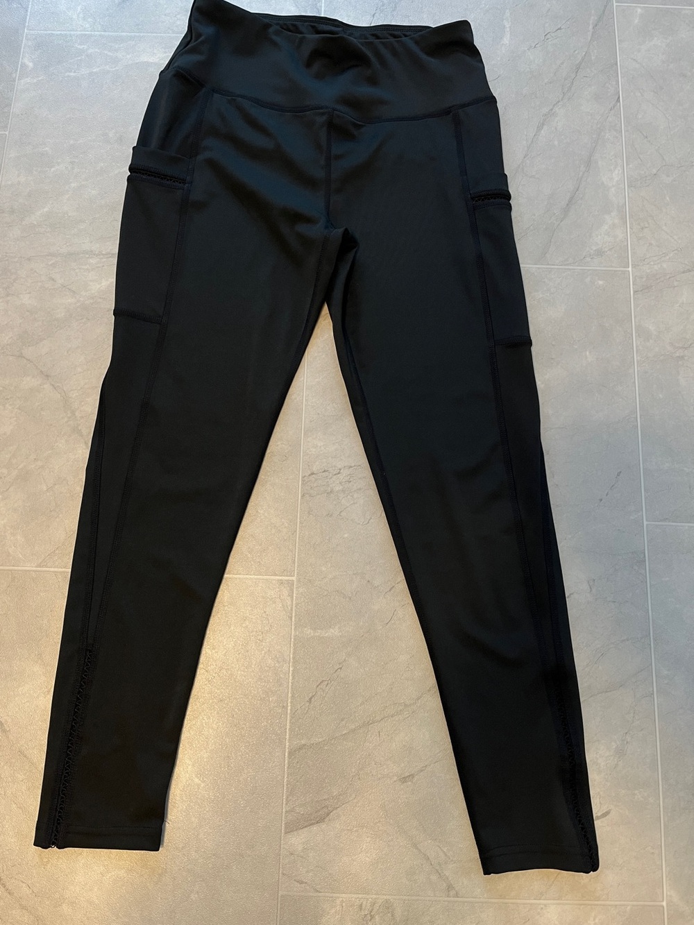 DYCE ACTIVE Black Performance Leggings - Medium women Athletic Pockets